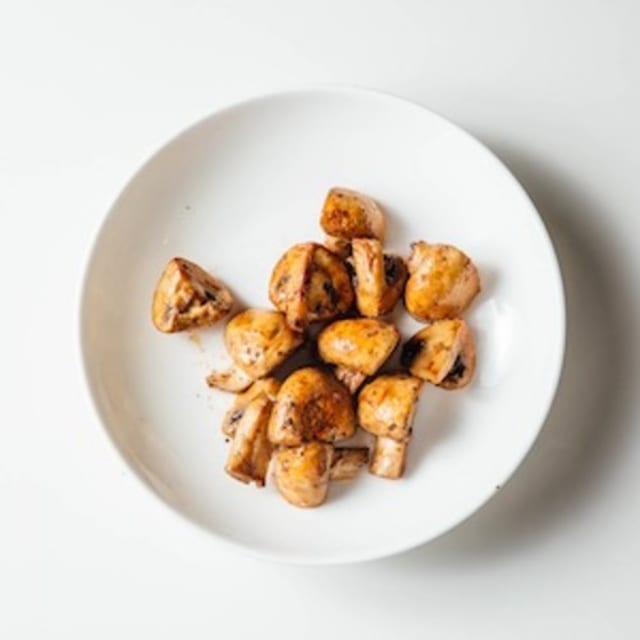 Grilled Mushrooms - Reg side.