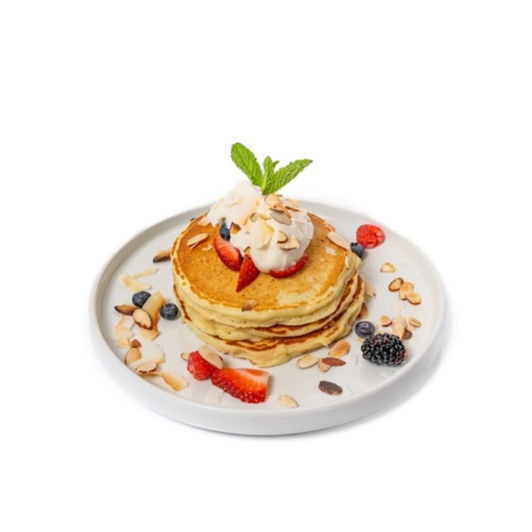 Indulge in our ricotta pancakes